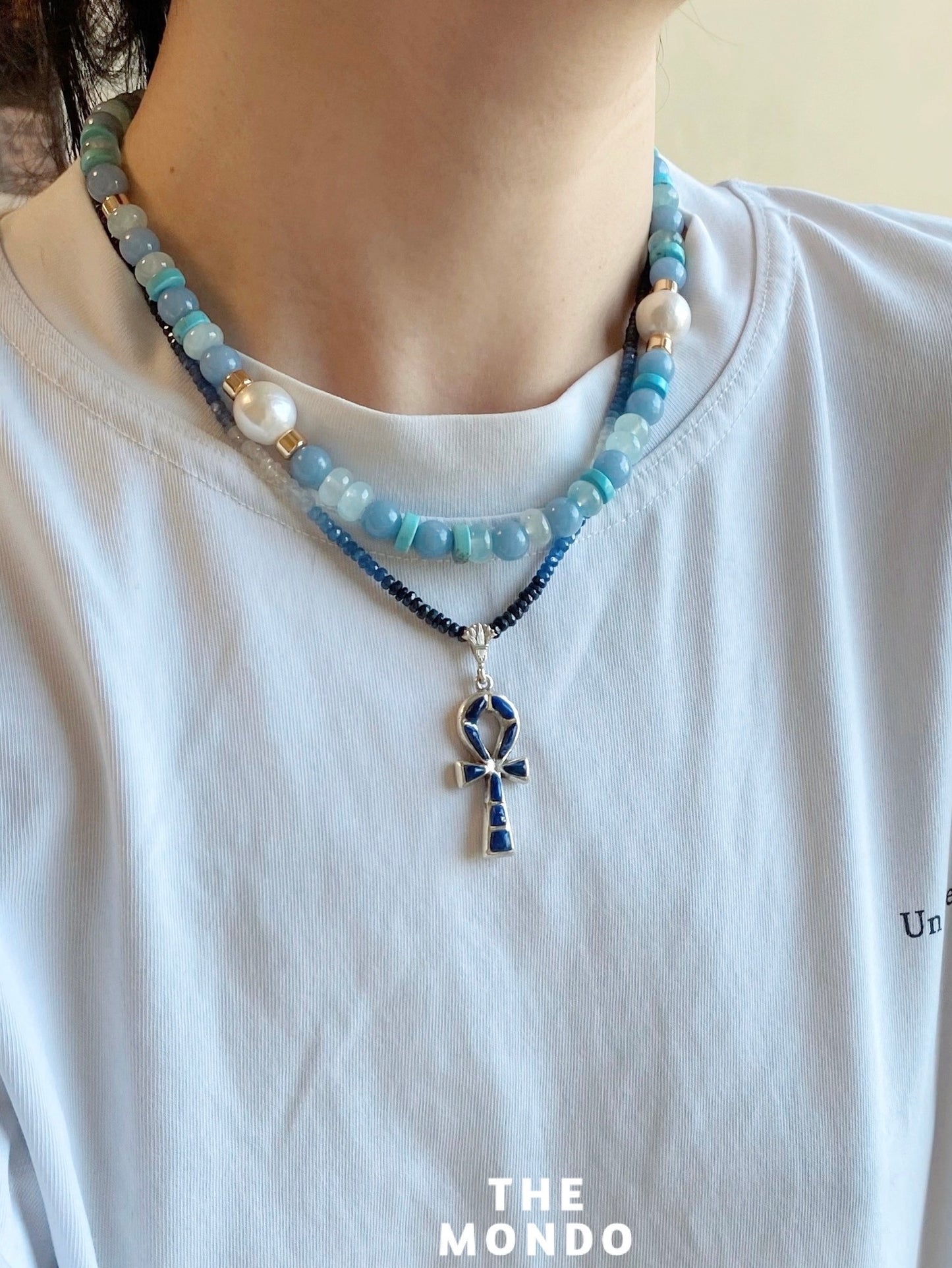 iLMondo|Handmade Peruvian Stone Pearl Necklace