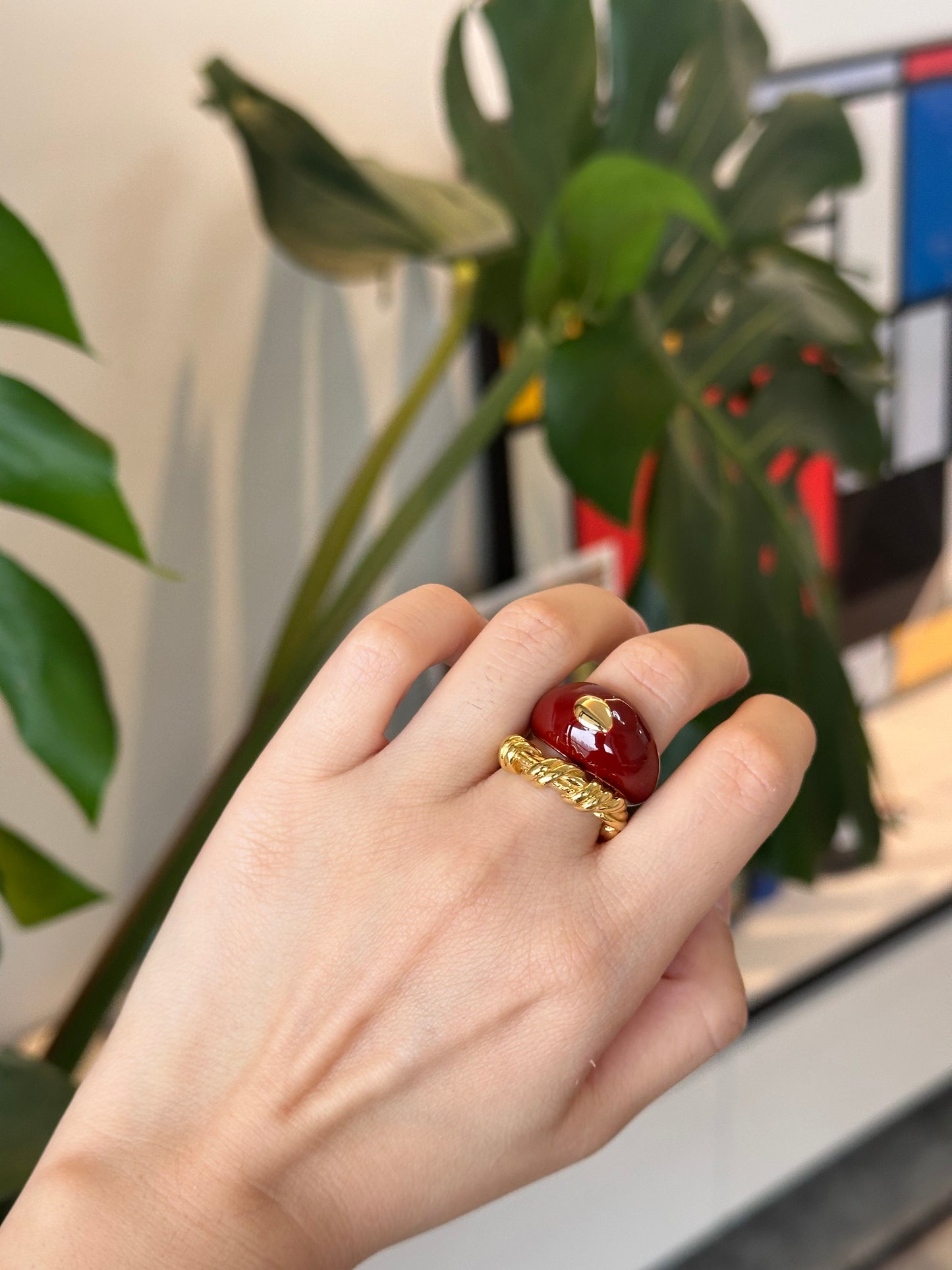 iLMondo|Handmade Enamel Color Ring