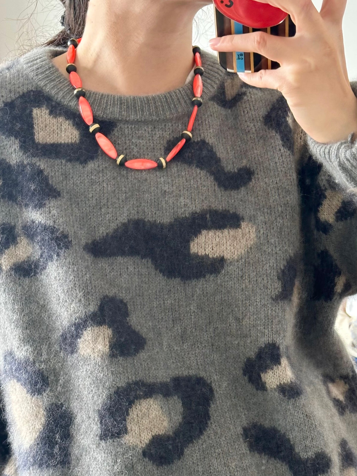 iLMondo|Handmade Tibetan Shell Agate Necklace