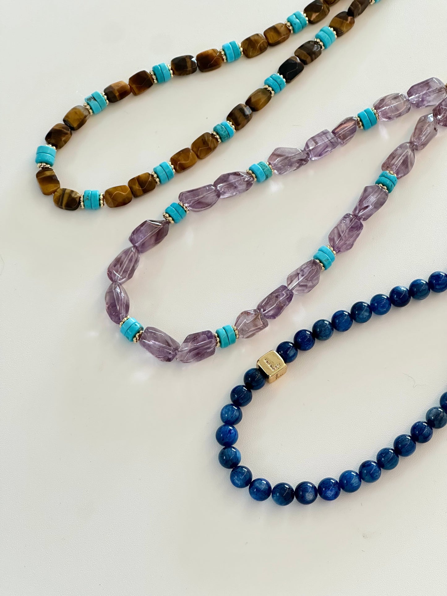 iLMondo|Handmade Amethyst and Turquoise Necklace