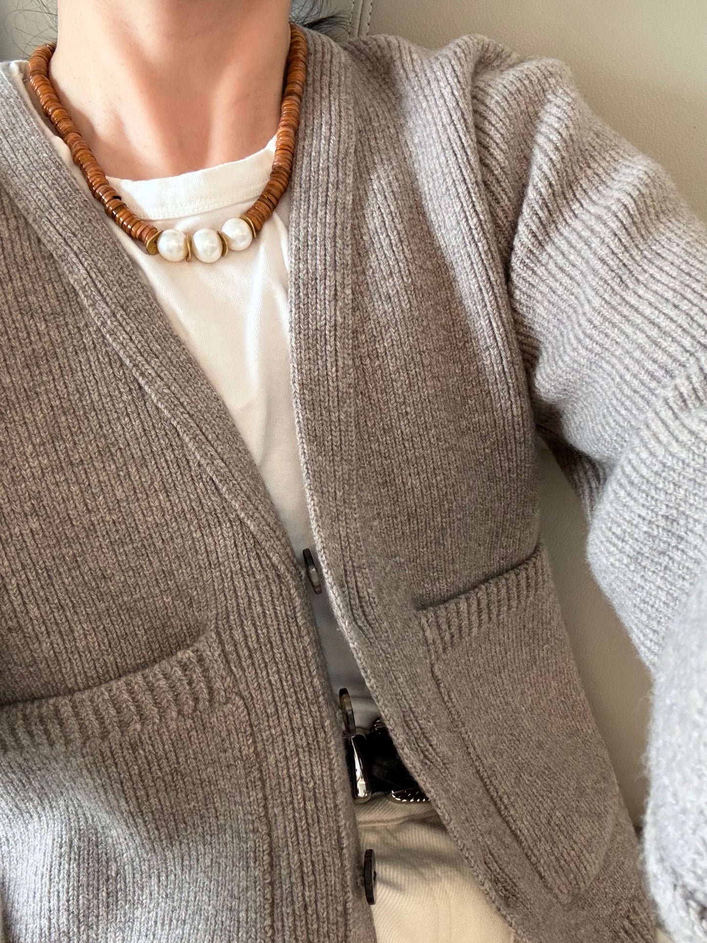 iLMondo|Handmade peals and shells necklace