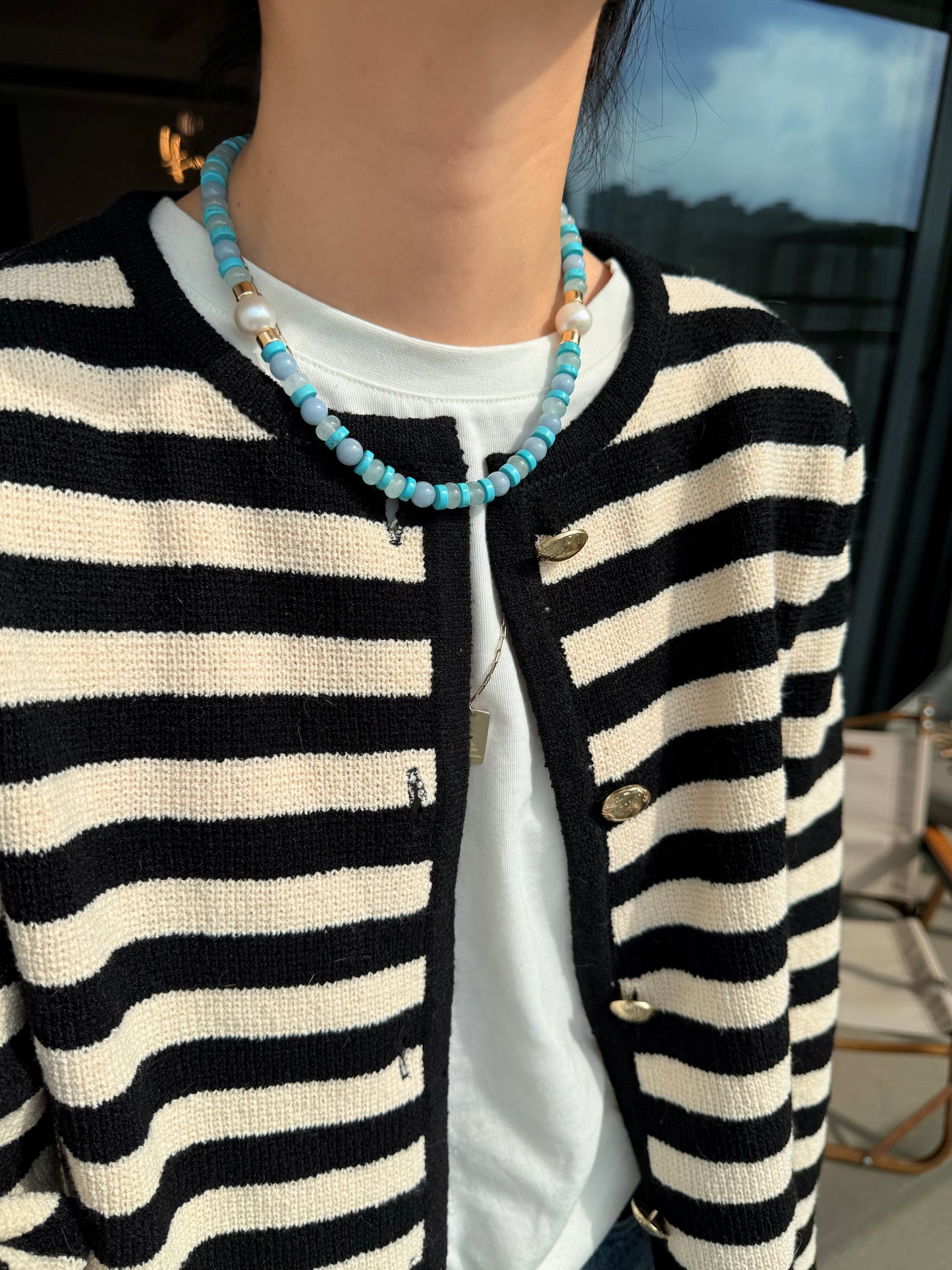 iLMondo|Handmade Peruvian Stone Pearl Necklace