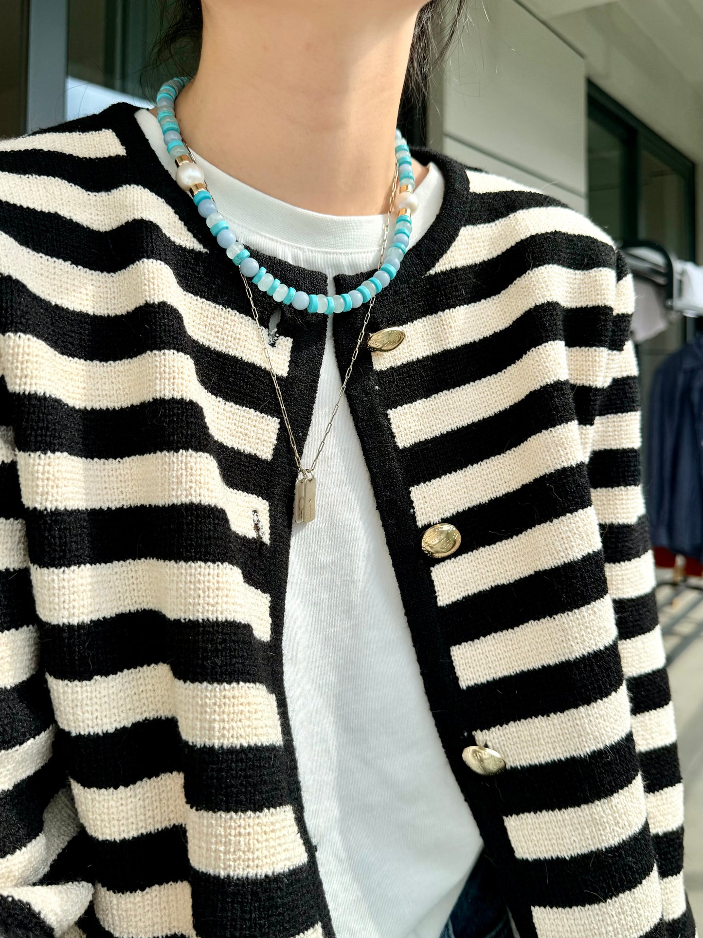 iLMondo|Handmade Peruvian Stone Pearl Necklace