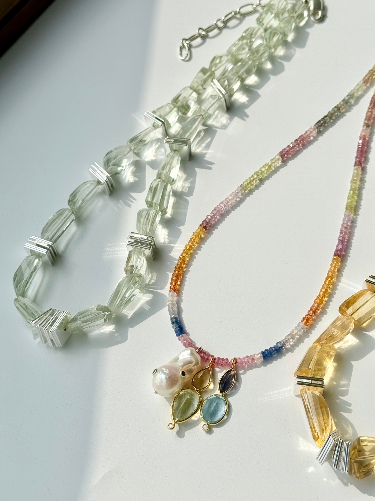 ILMONDO|Handmade Green Crystal Necklace