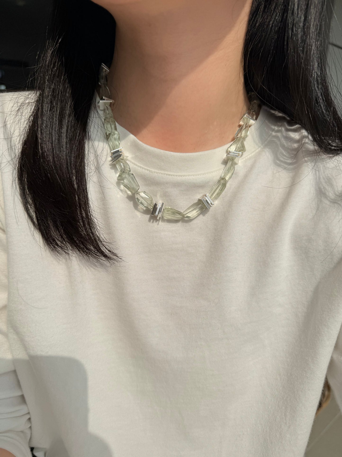ILMONDO|Handmade Green Crystal Necklace