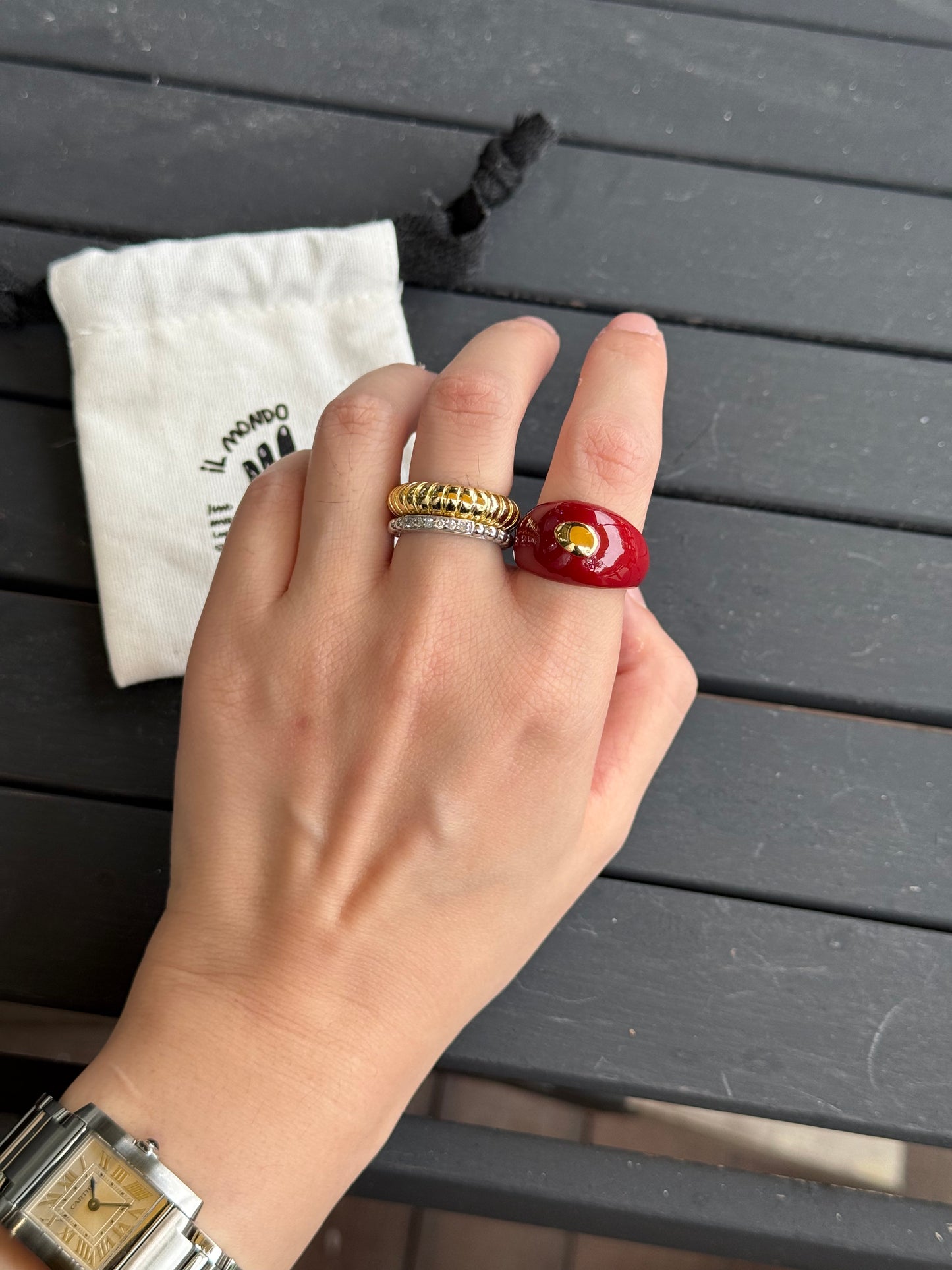 iLMondo|Handmade Enamel Color Ring