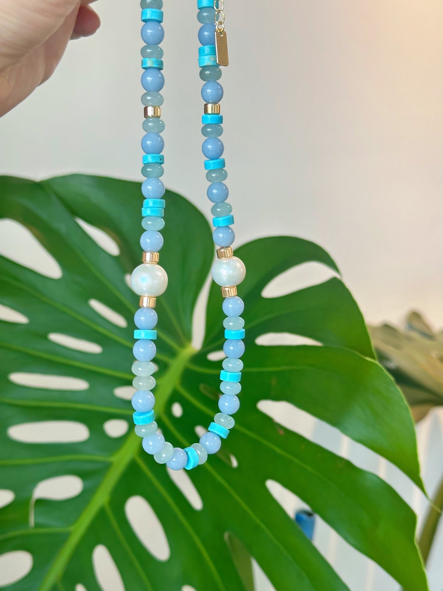 iLMondo|Handmade Peruvian Stone Pearl Necklace